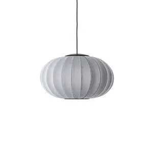 Made By Hand  - Knit-Wit 57 Oval Pendant LED - Silver